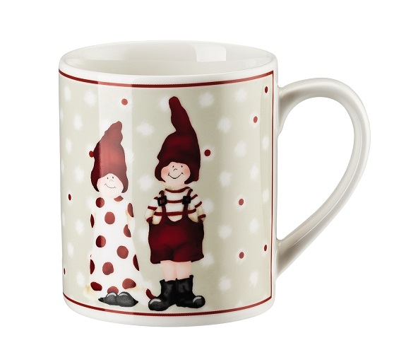 Hutschenreuther Little Christmastown: Becher mit Henkel 0,25 ltr - Wichtel Hutschenreuther Little Christmastown: Becher mit Henkel 0,25 ltr - Wichtel