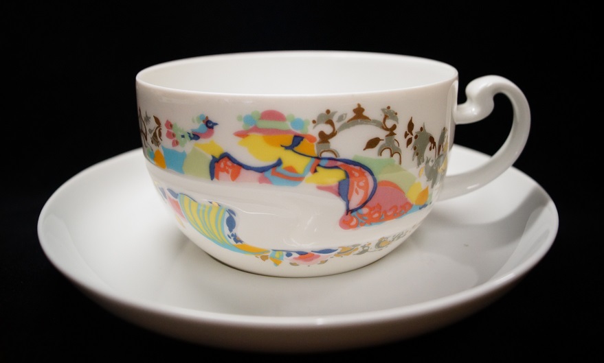 Rosenthal Asimmetria Entführung aus dem Serail: Teetasse 2-tlg. 0,27 ltr. UT = 15,5 cm Rosenthal Asimmetria Entführung aus dem Serail: Teetasse 2-tlg. 0,27 ltr. UT = 15,5 cm