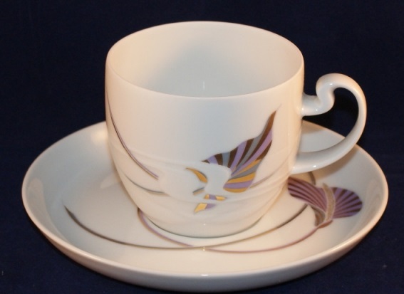 Rosenthal Asimmetria Goldblume: Mokkatasse 2-tlg. Rosenthal Asimmetria Goldblume: Mokkatasse 2-tlg.