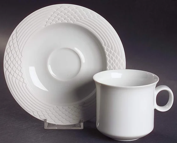 Hutschenreuther Scala Weiss - Weiß: Espresso-/Mokkatasse 2-tlg.