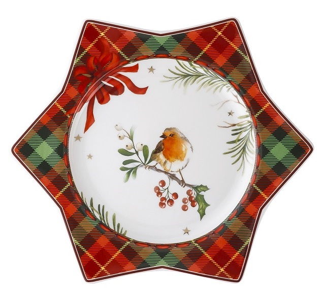 Hutschenreuther Cozy Winter: Sternteller 20 cm Hutschenreuther Cozy Winter: Sternteller 20 cm