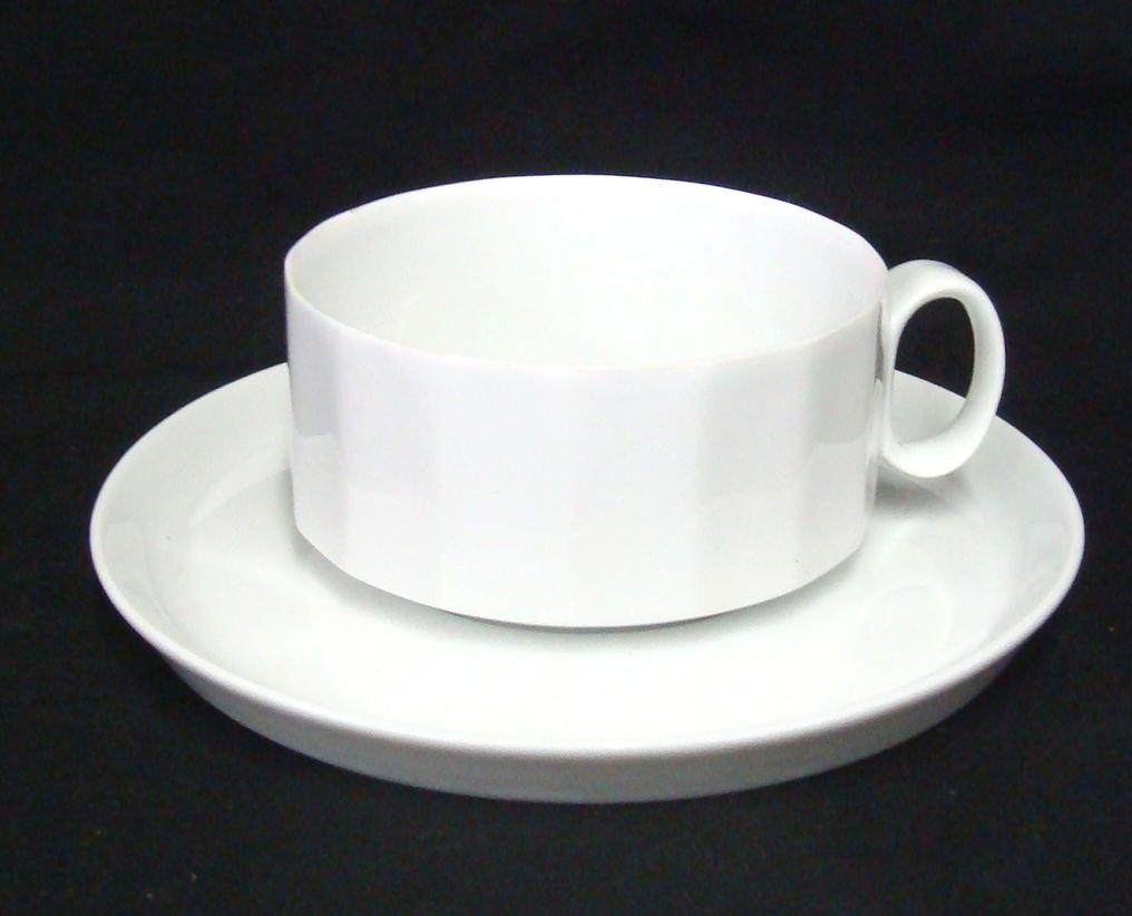 Rosenthal Polygon Weiss - Weiß: Tee-Obertasse 0,22 ltr.