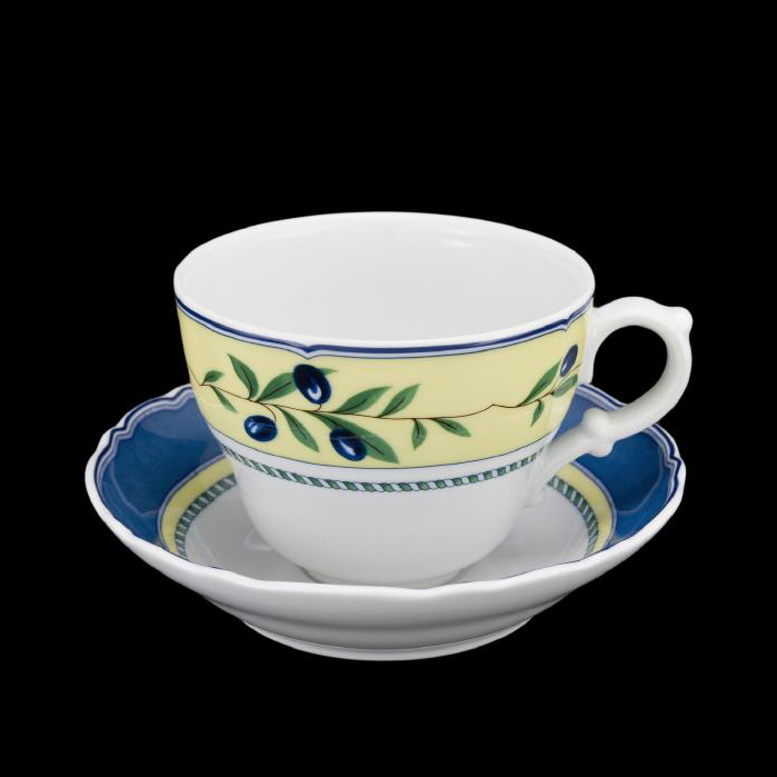 Hutschenreuther Medley: Cafè au Lait 2-tlg. 0,34 ltr. UT = 15,5 cm Hutschenreuther Medley: Cafè au Lait 2-tlg. 0,34 ltr. UT = 15,5 cm