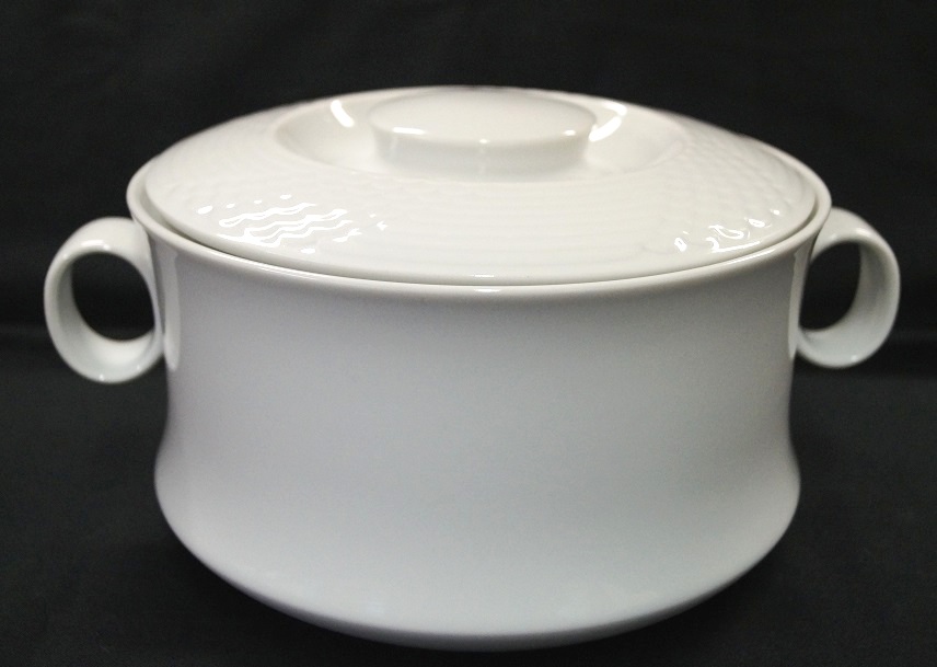 Hutschenreuther Scala Bianca - Weiss - glasiert: Schüssel mit Deckel - Ragout 1,70 ltr. Hutschenreuther Scala Bianca - Weiss - glasiert: Schüssel mit Deckel - Ragout 1,70 ltr.