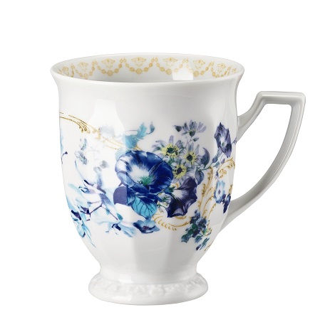 Rosenthal Maria Originals: Becher mit Henkel 0,30 ltr. Blue bell terrace Rosenthal Maria Originals: Becher mit Henkel 0,30 ltr. Blue bell terrace