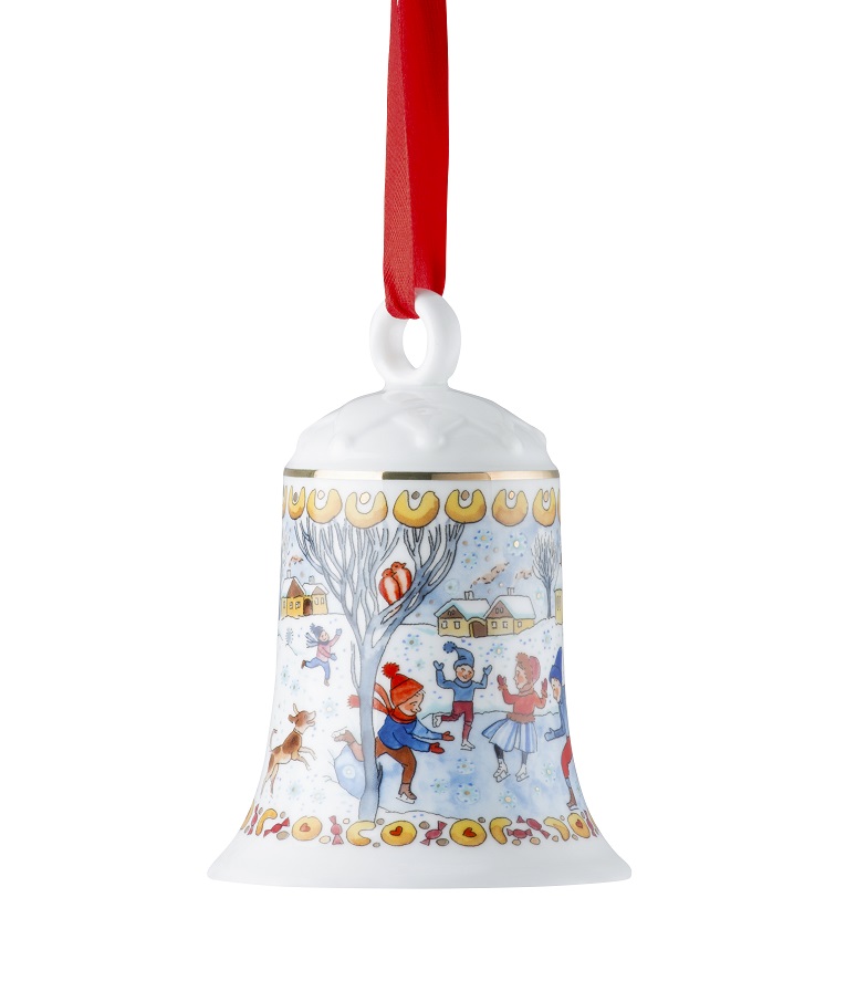 Hutschenreuther Weihnachtsglocken: Winterfreuden 2018 Höhe 7 cm Durchmesser 5,5 cm OVP Hutschenreuther Weihnachtsglocken: Winterfreuden 2018 Höhe 7 cm Durchmesser 5,5 cm OVP