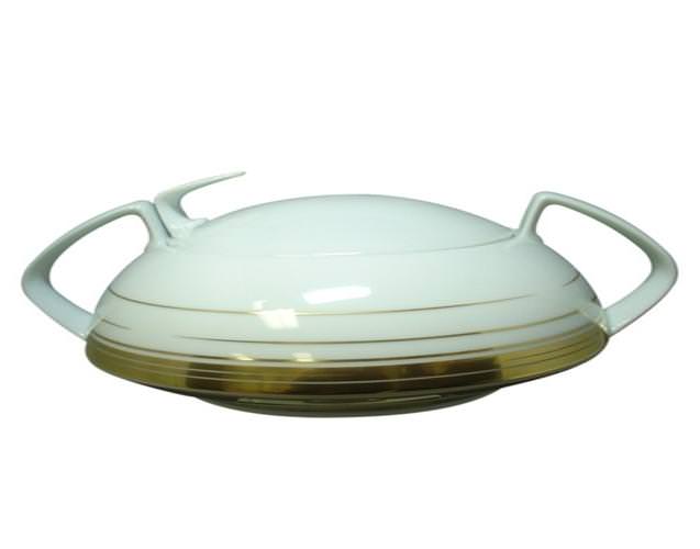 Rosenthal TAC 02 Dynamic Gold: Schüssel mit Deckel / Ragout 1,60 ltr. Rosenthal TAC 02 Dynamic Gold: Schüssel mit Deckel / Ragout 1,60 ltr.