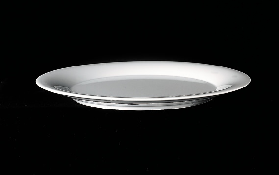 Rosenthal Yono Weiss: Frühstücksteller 23 cm - alte Form - dickerer Tellerrand