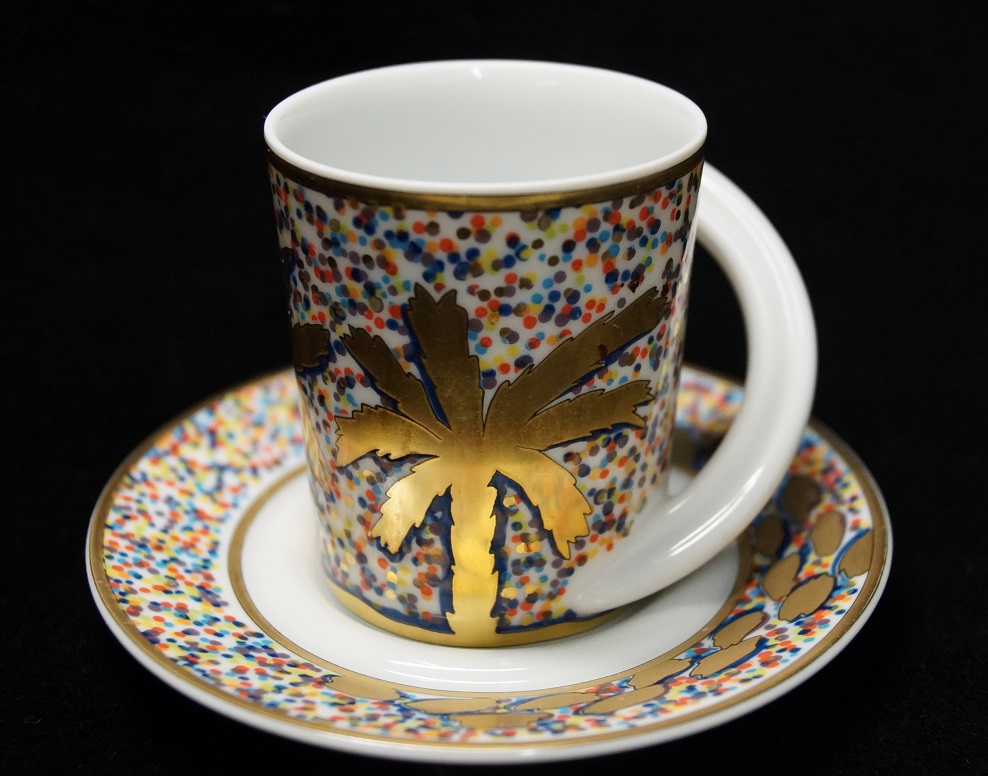 Rosenthal Cupola: Espresso Sammeltasse 2-tlg. Nr. 17 - Designer - Dekor: SALOME