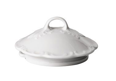 Rosenthal Monbijou Weiss - Weiß: Deckel für Zuckerdose f. 6 Pers.