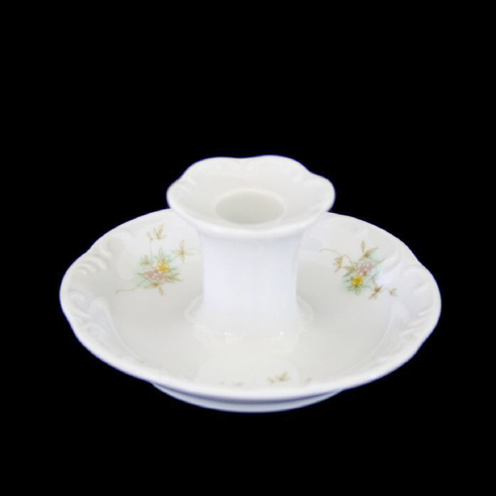 Rosenthal Monbijou Grüne Ranke: Leuchter nieder H = 5 cm