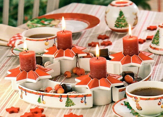 Hutschenreuther Adventszauber: Adventskranz - bunt - mit Teelichter (im GK) Hutschenreuther Adventszauber: Adventskranz - bunt - mit Teelichter (im GK)