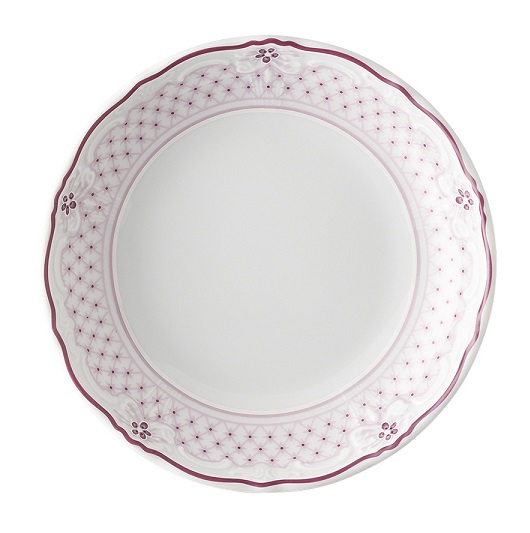 Hutschenreuther Baronesse Estelle Pink Grid: Schale flach 11 cm Hutschenreuther Baronesse Estelle Pink Grid: Schale flach 11 cm