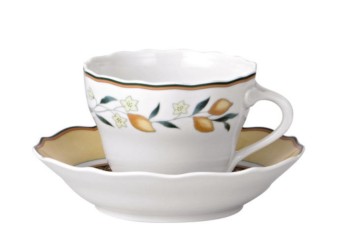 Hutschenreuther Medley Alfabia: Kaffeetasse 2-tlg. 0,23 ltr. UT = 14 cm Hutschenreuther Medley Alfabia: Kaffeetasse 2-tlg. 0,23 ltr. UT = 14 cm