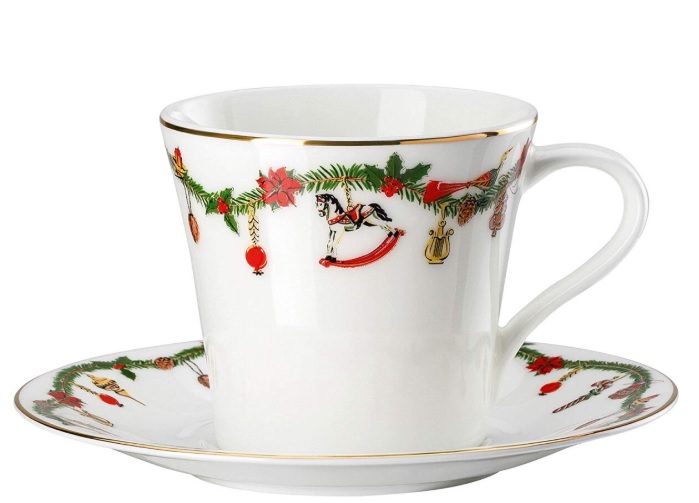 Hutschenreuther Nora Christmas: Kombitasse 2-tlg. 0,28 ltr. / UT = 16 cm Hutschenreuther Nora Christmas: Kombitasse 2-tlg. 0,28 ltr. / UT = 16 cm